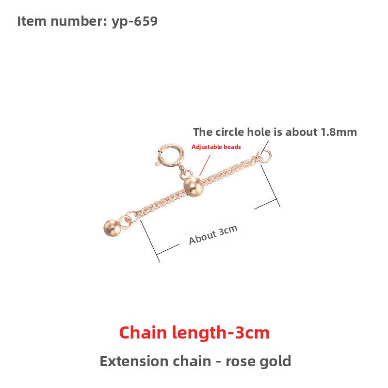 Sterling Silver Extension Chain for Jewelry