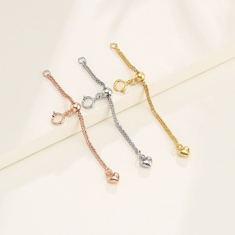Sterling Silver Extension Chain for Jewelry