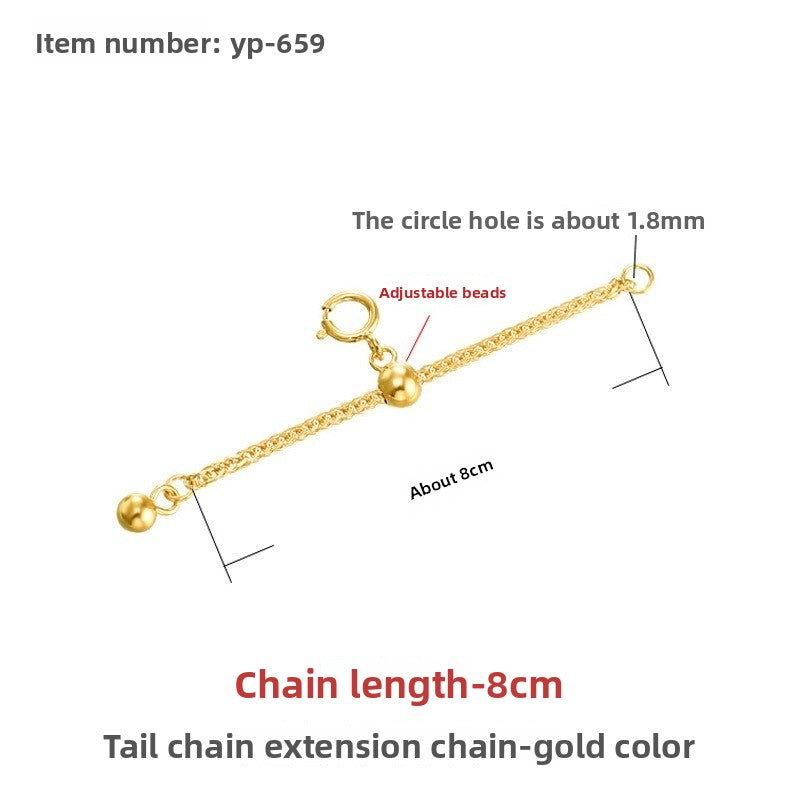 Sterling Silver Extension Chain for Jewelry