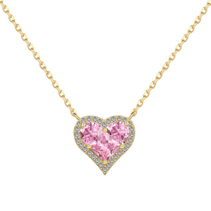 Sterling silver heart necklace