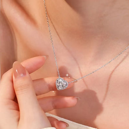 Sterling Silver Heart Pendant Necklace