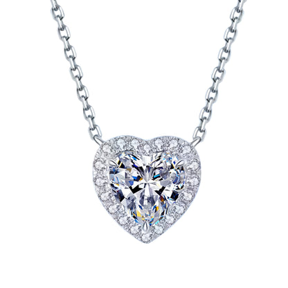 Sterling Silver Heart Pendant Necklace