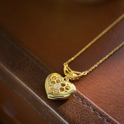 Sterling Silver Heart Pendant Necklace