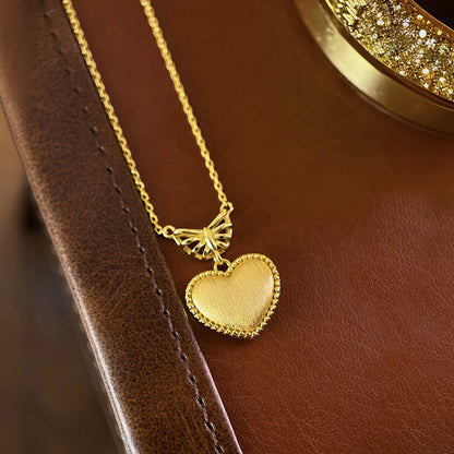 Sterling Silver Heart Pendant Necklace