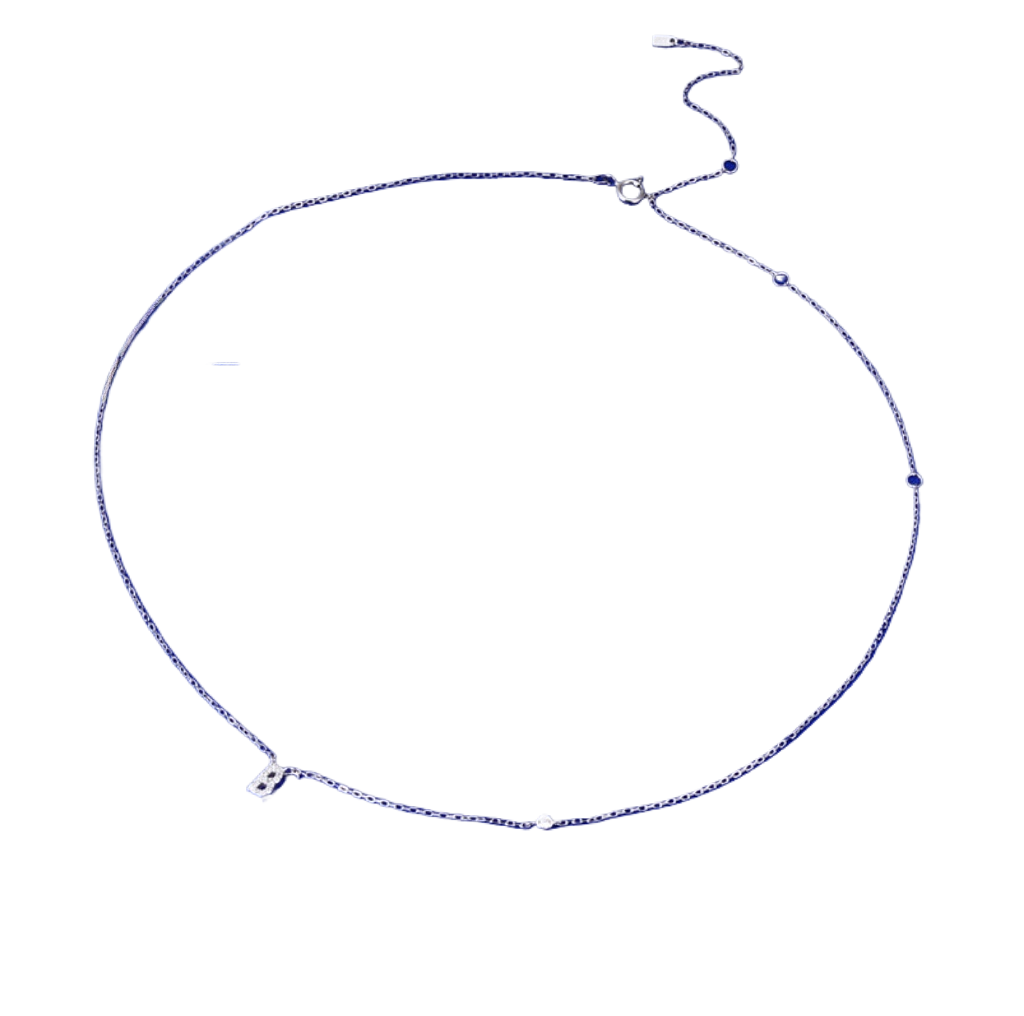 Sterling Silver Letter Pendant Necklace