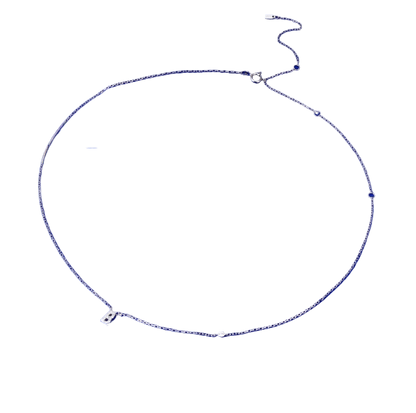 Sterling Silver Letter Pendant Necklace