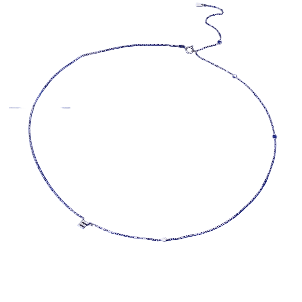 Sterling Silver Letter Pendant Necklace