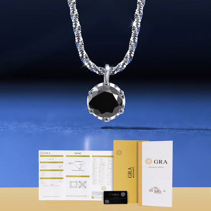 Sterling Silver Moissanite Cauliflower Chain Necklace