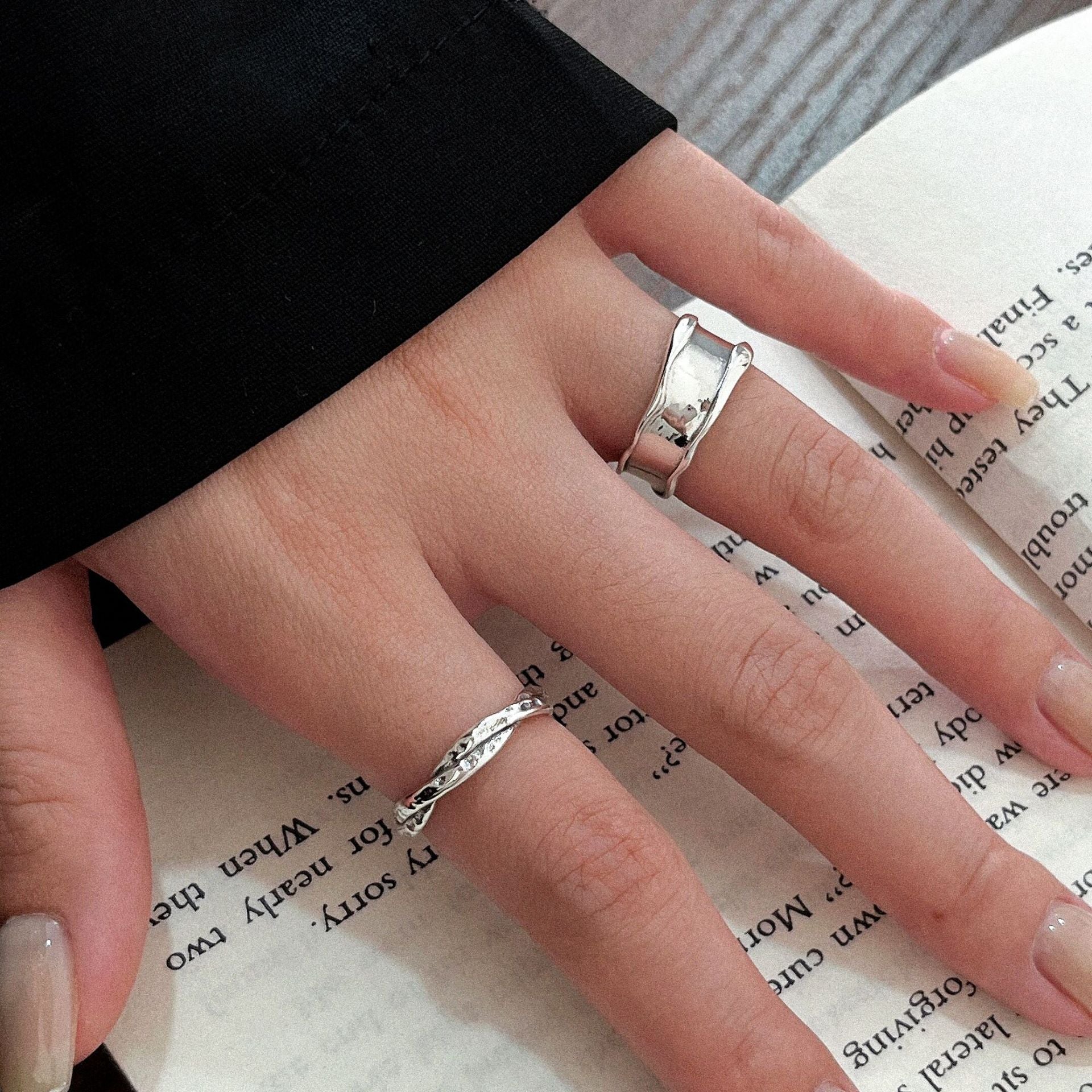 Sterling Silver Open Ring for Women