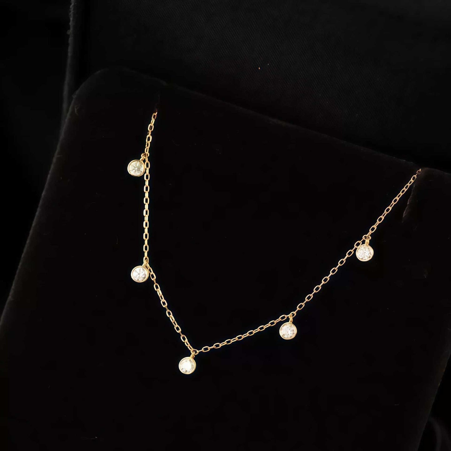 Sterling Silver Plated Bubble Zircon Bracelet