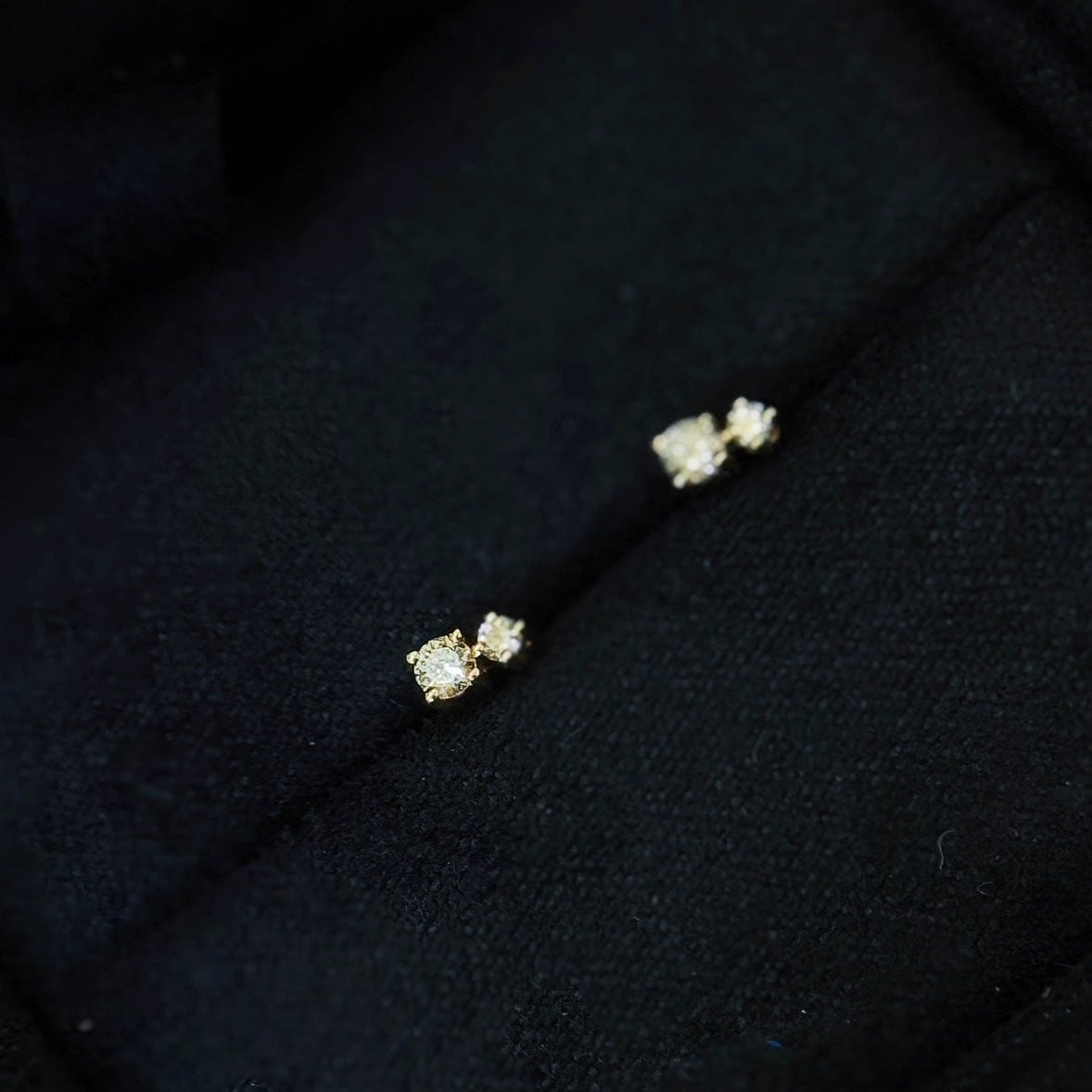 Sterling Silver Plated Zircon Minimalist Earrings