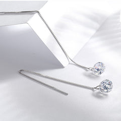 8mm white diamond AAA