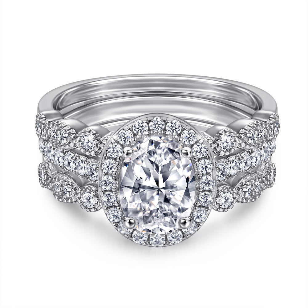 Sterling Silver Zircon Stackable Ring