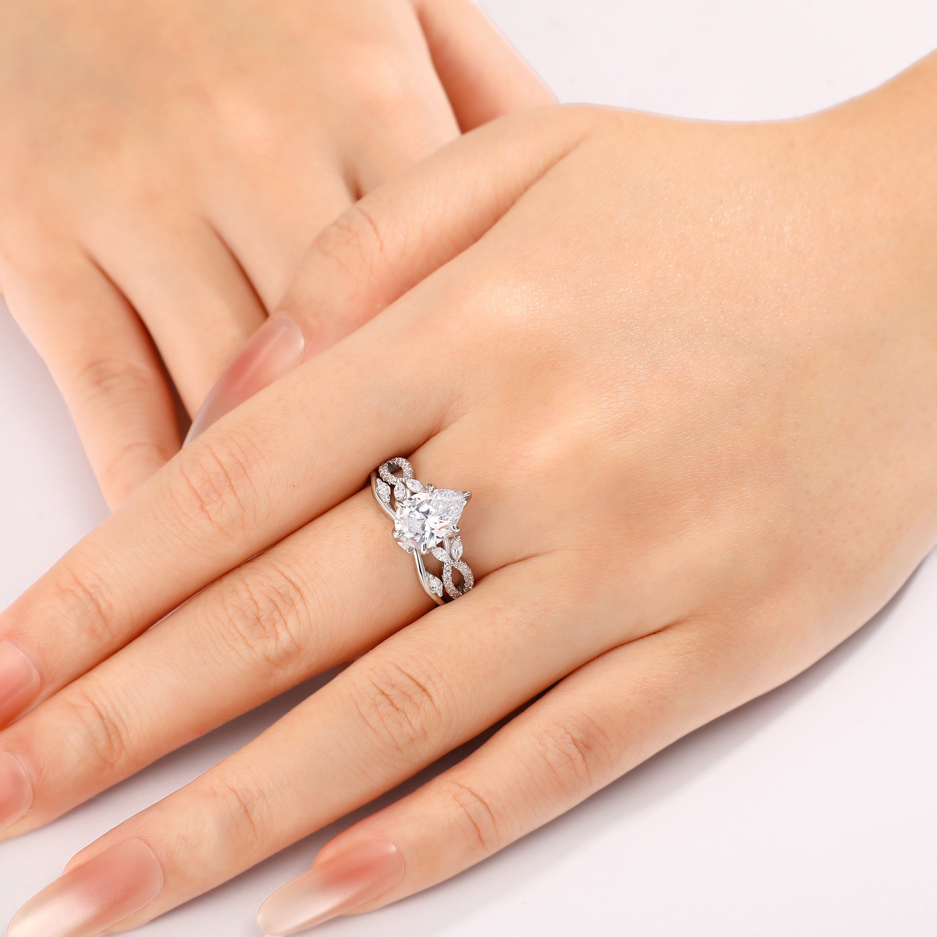 Sterling Silver Zircon Stackable Ring