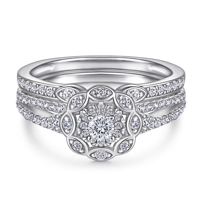 Sterling Silver Zircon Stackable Ring
