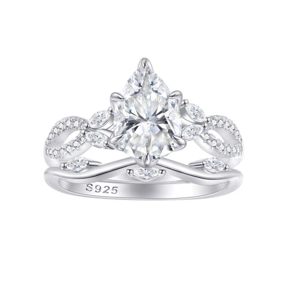 Sterling Silver Zircon Stackable Ring
