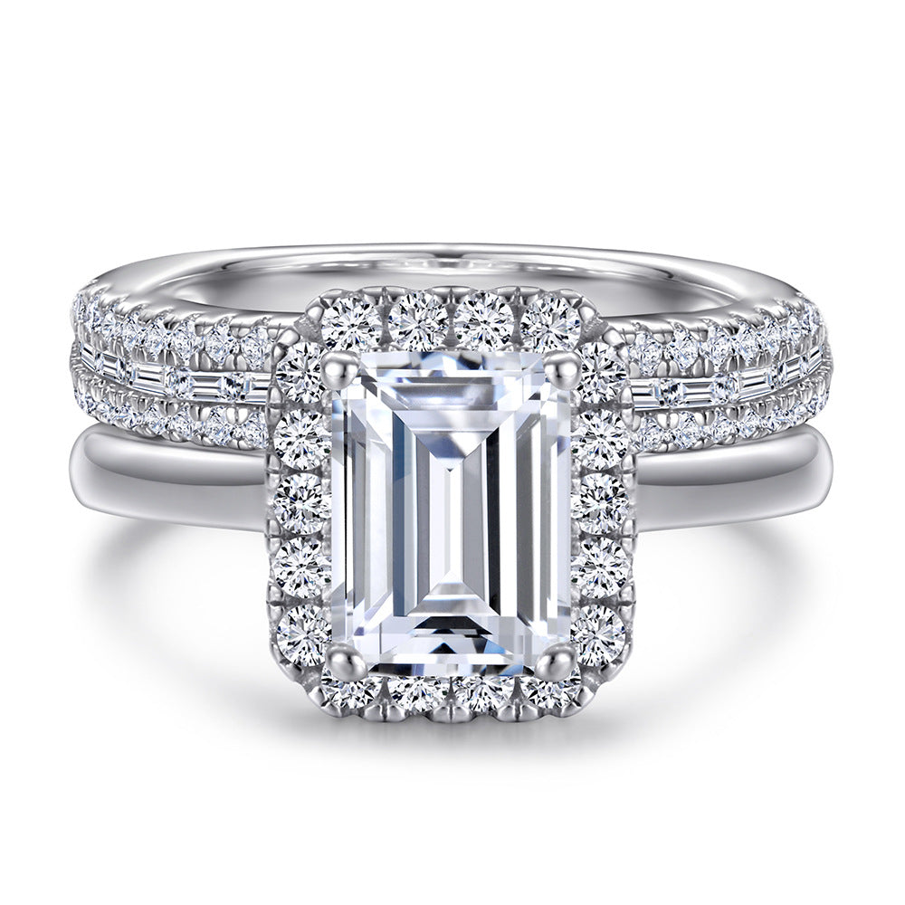Sterling Silver Zircon Stackable Ring