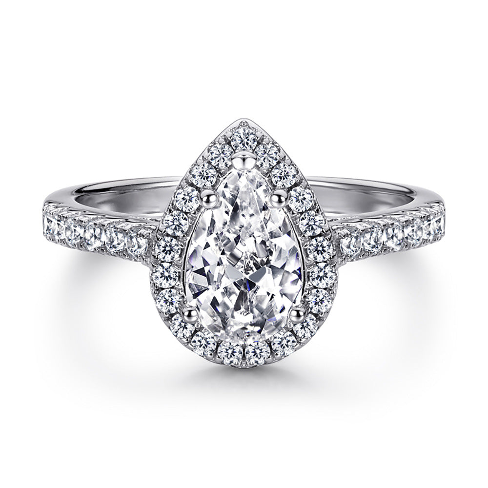 Sterling Silver Zircon Stackable Ring