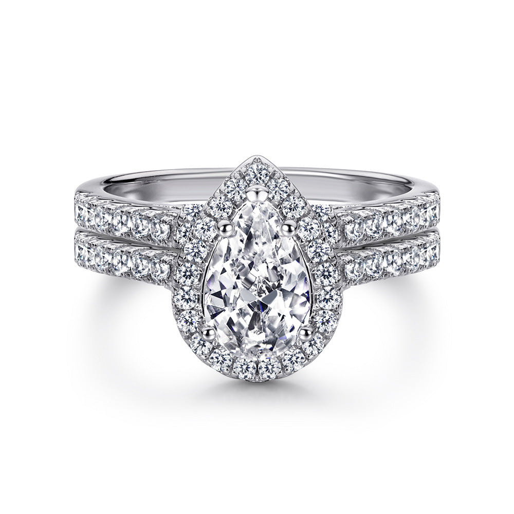 Sterling Silver Zircon Stackable Ring
