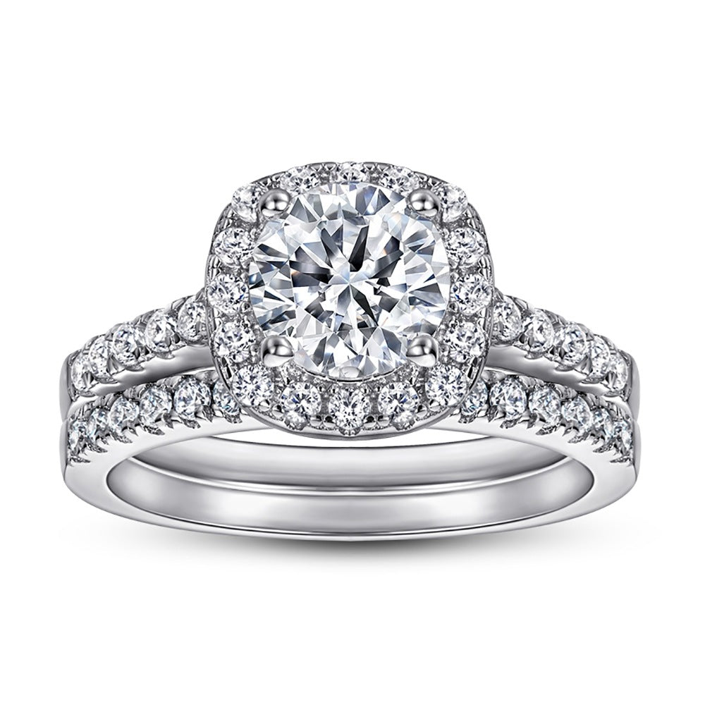 Sterling Silver Zircon Stackable Ring