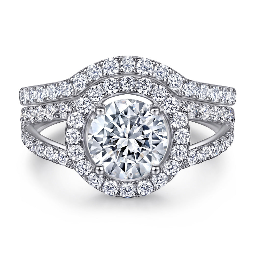 Sterling Silver Zircon Stackable Ring