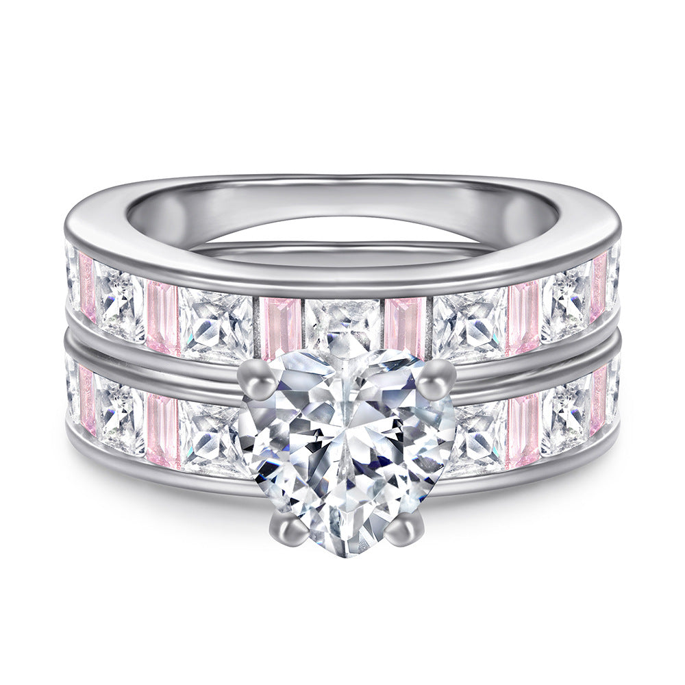 Sterling Silver Zircon Stackable Ring