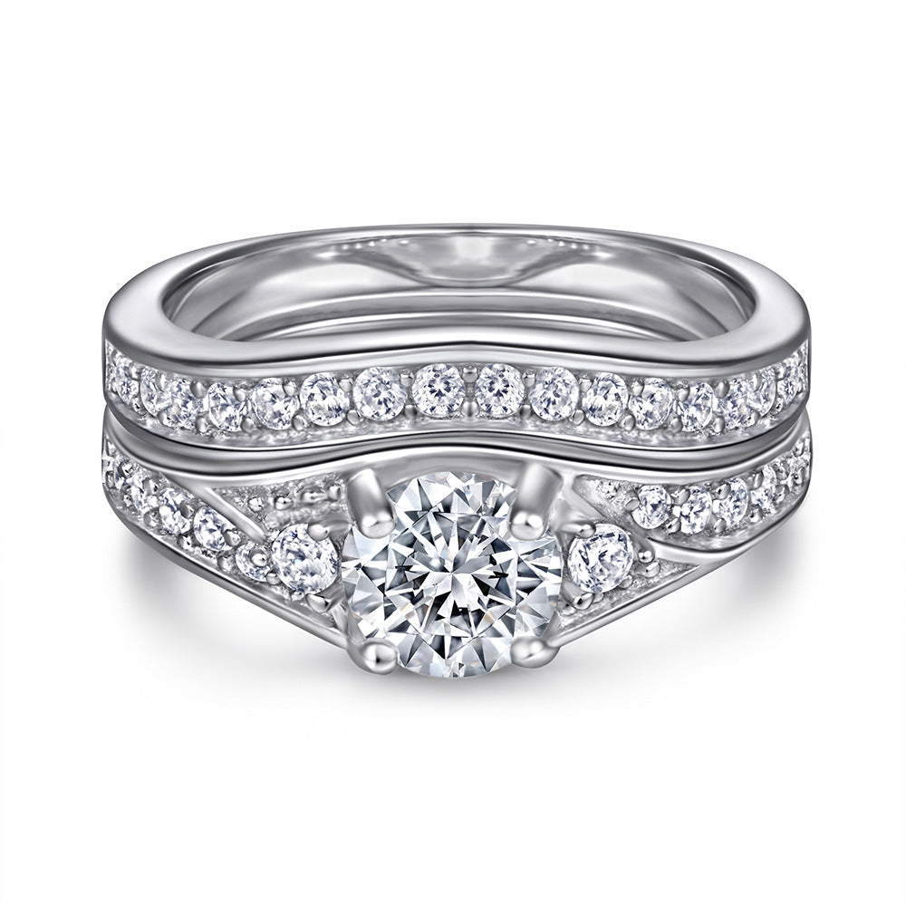 Sterling Silver Zircon Stackable Ring