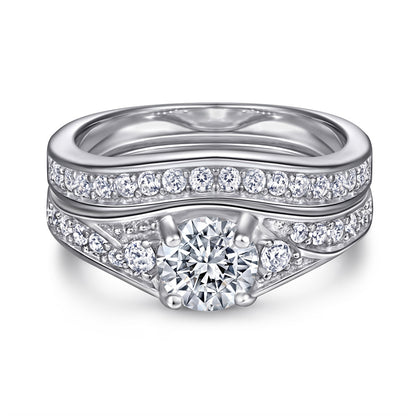 Sterling Silver Zircon Stackable Ring