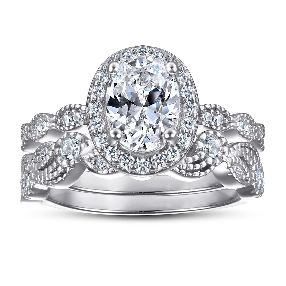 Sterling Silver Zircon Stackable Ring