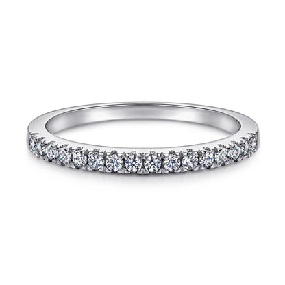 Sterling Silver Zircon Stackable Ring