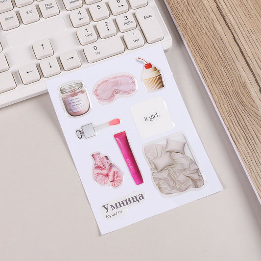 Sticker decoration for planner
