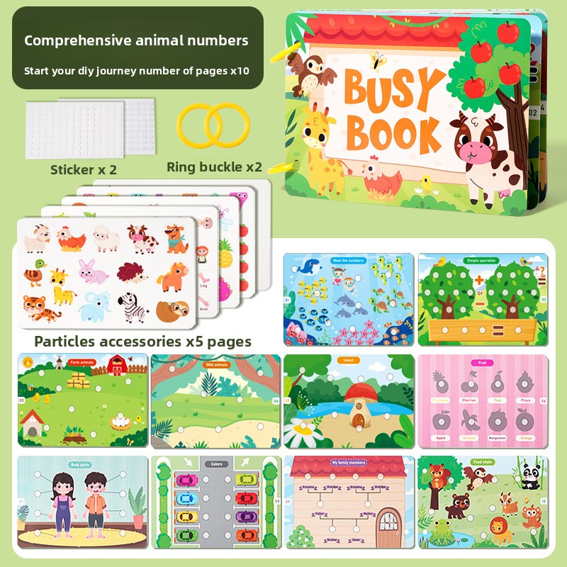 Sticker Quiet Book