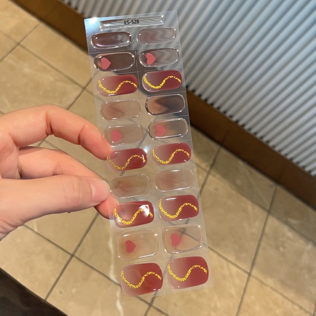 Stickers refer to nail stickers