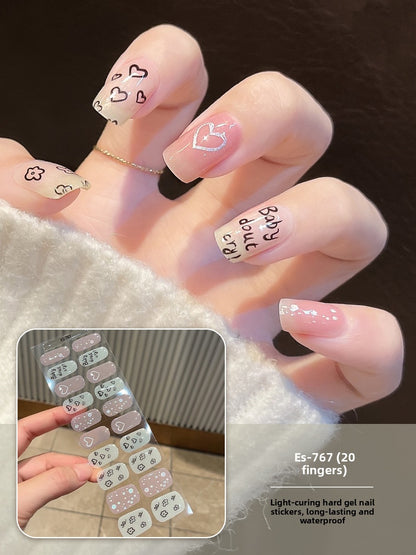 Stickers refer to nail stickers.