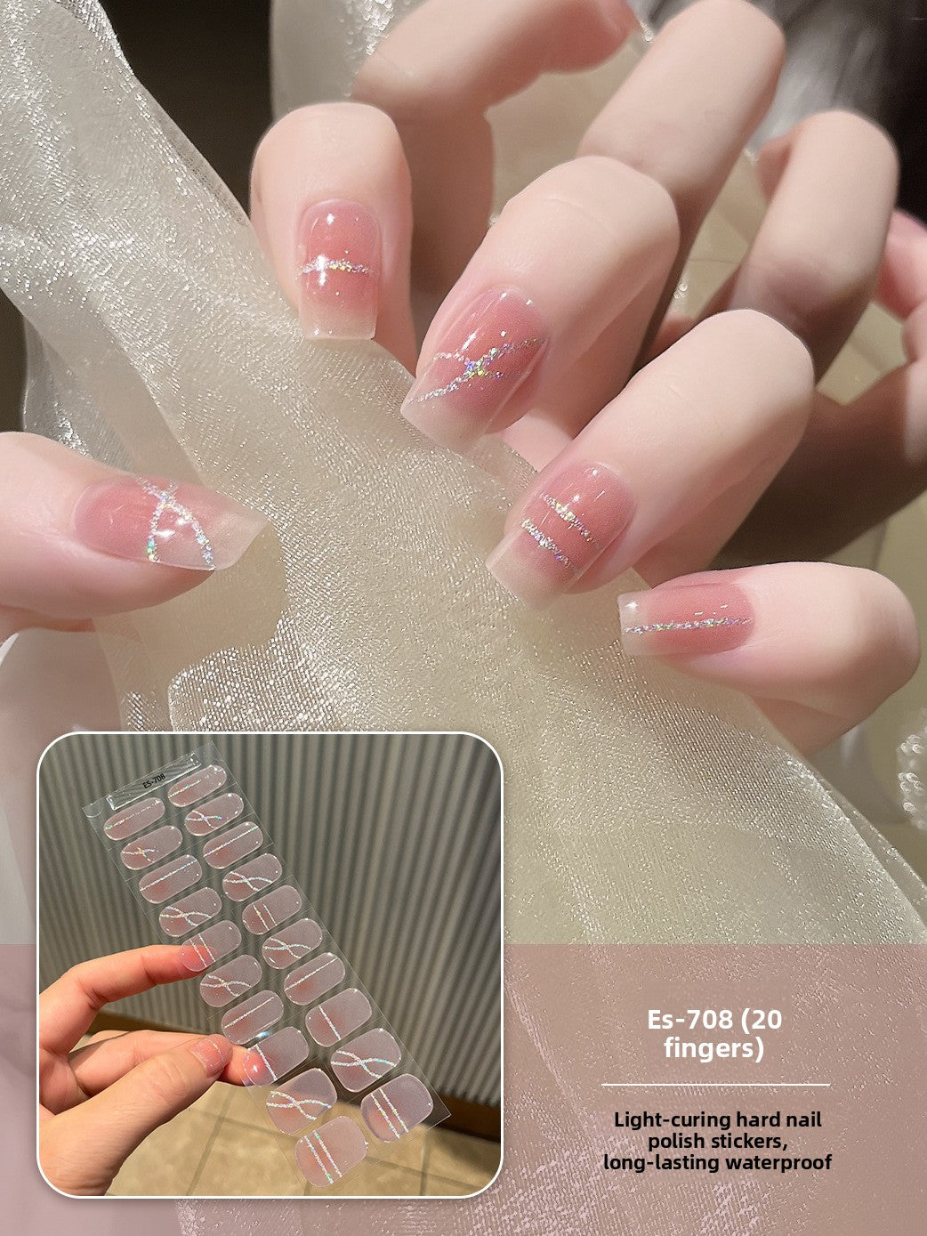Stickers refer to nail stickers.