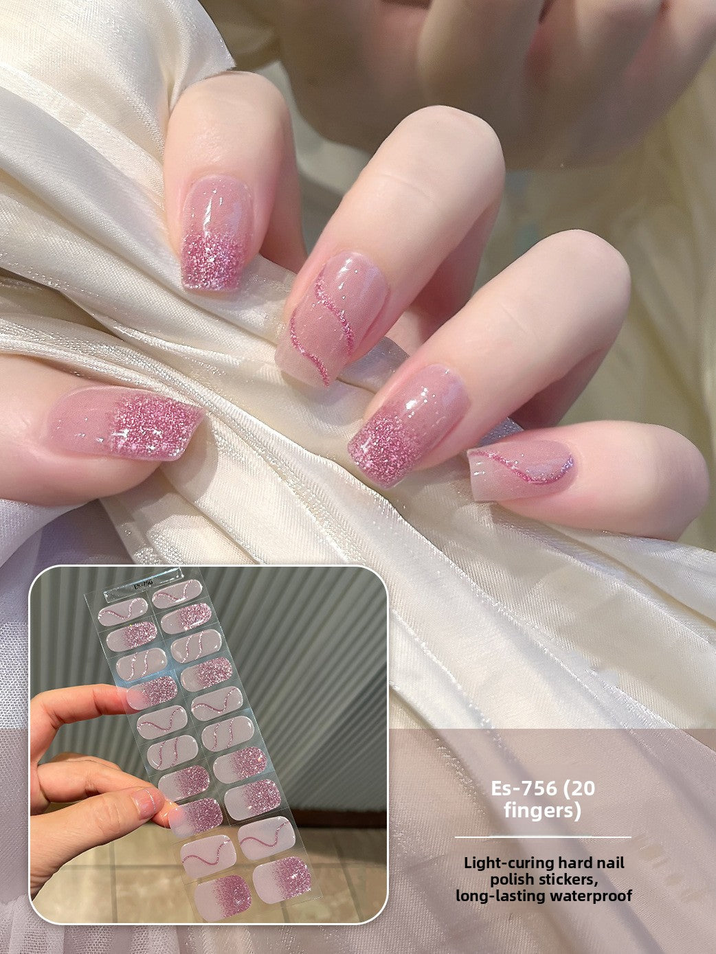 Stickers refer to nail stickers.