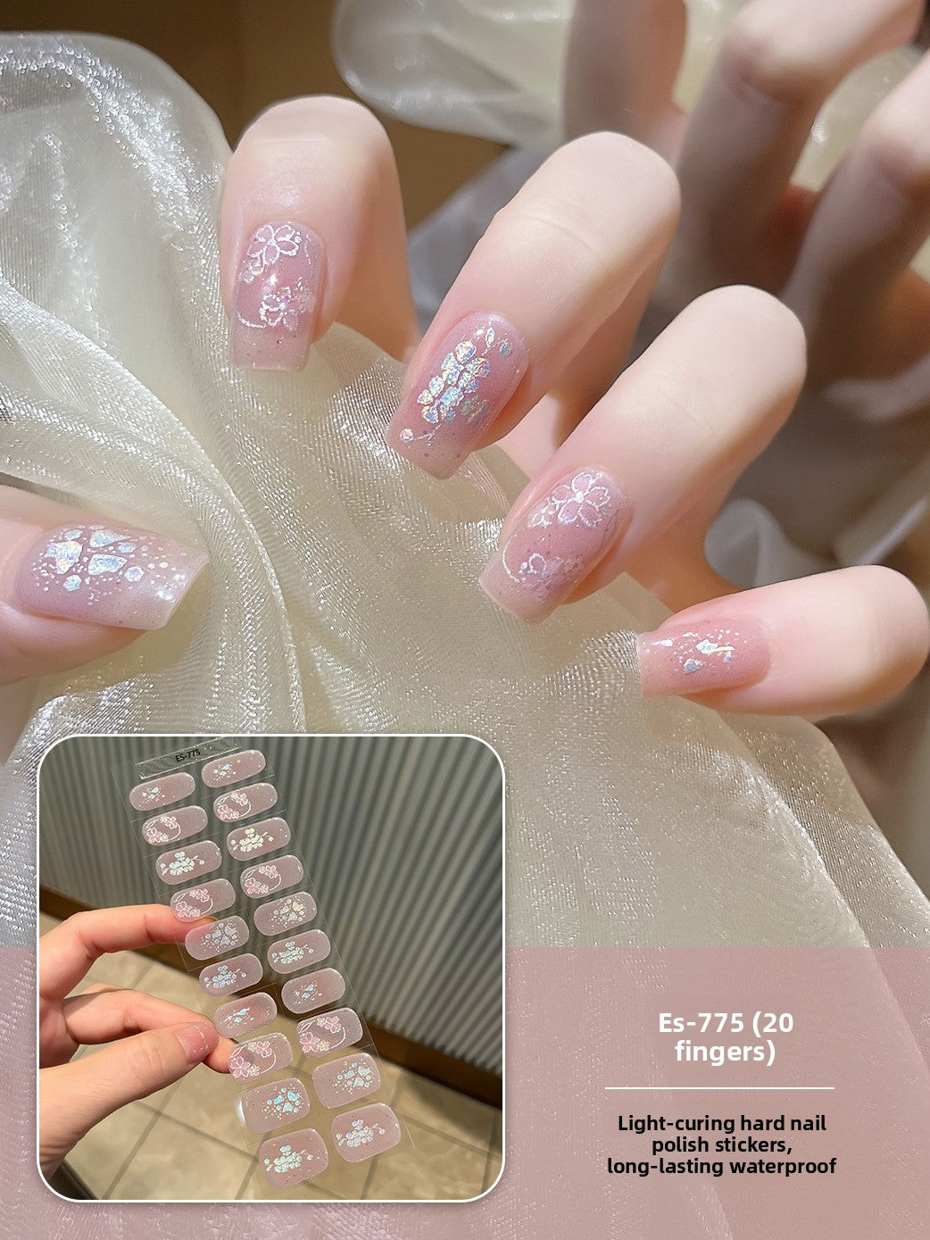 Stickers refer to nail stickers.