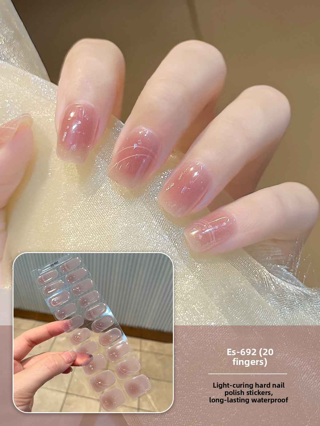 Stickers refer to nail stickers.