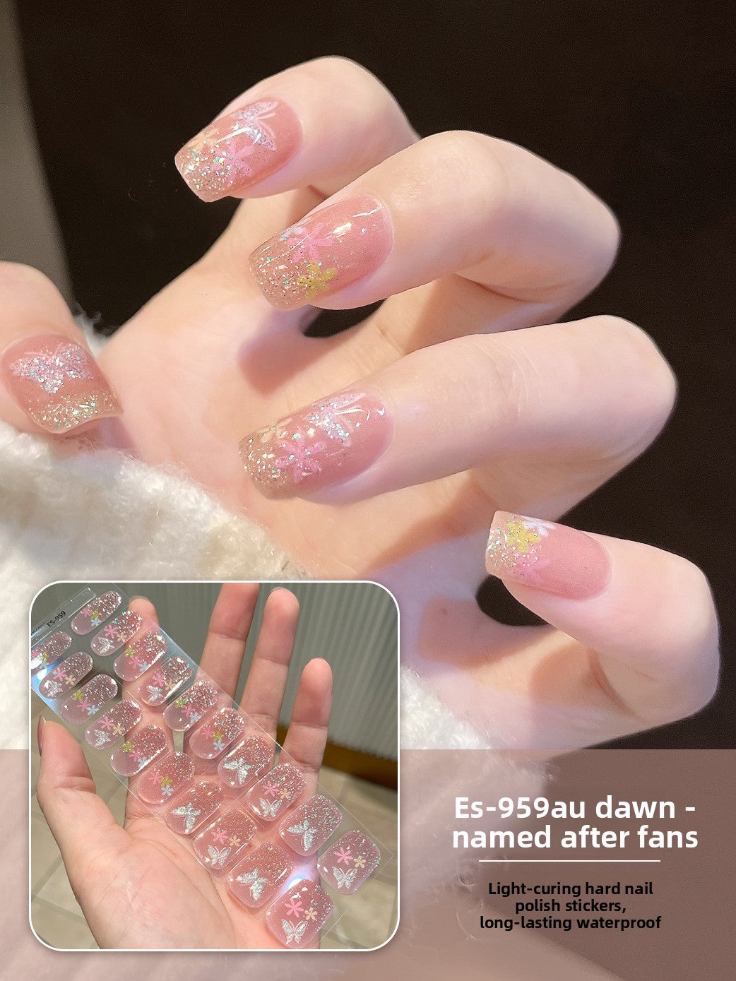 Stickers refer to nail stickers.
