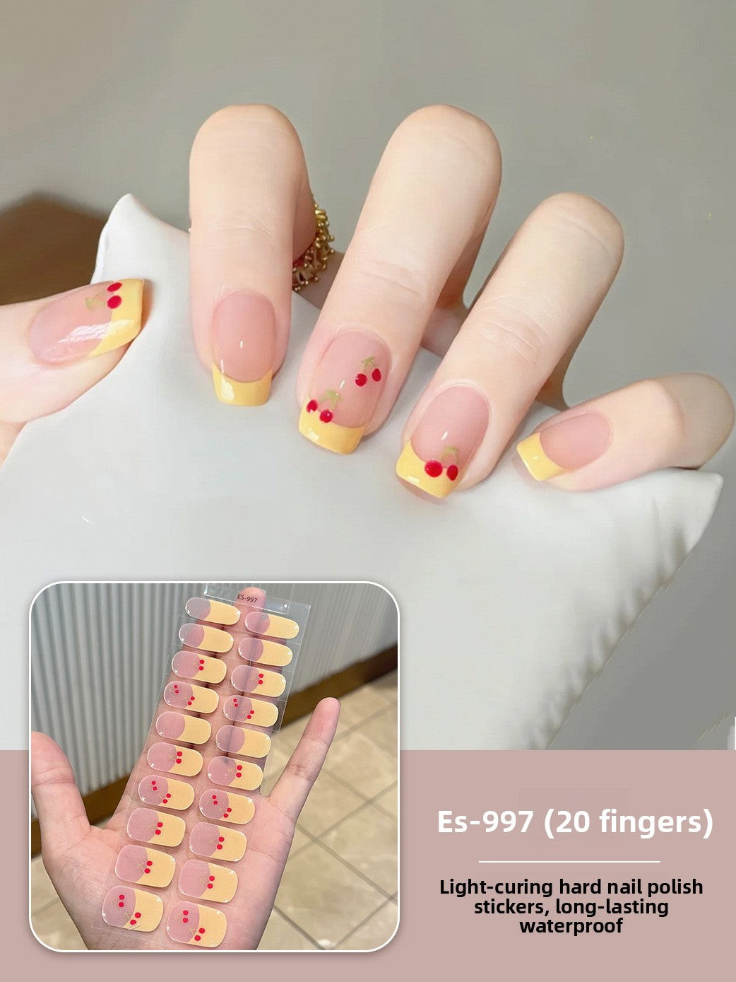 Stickers refer to nail stickers.