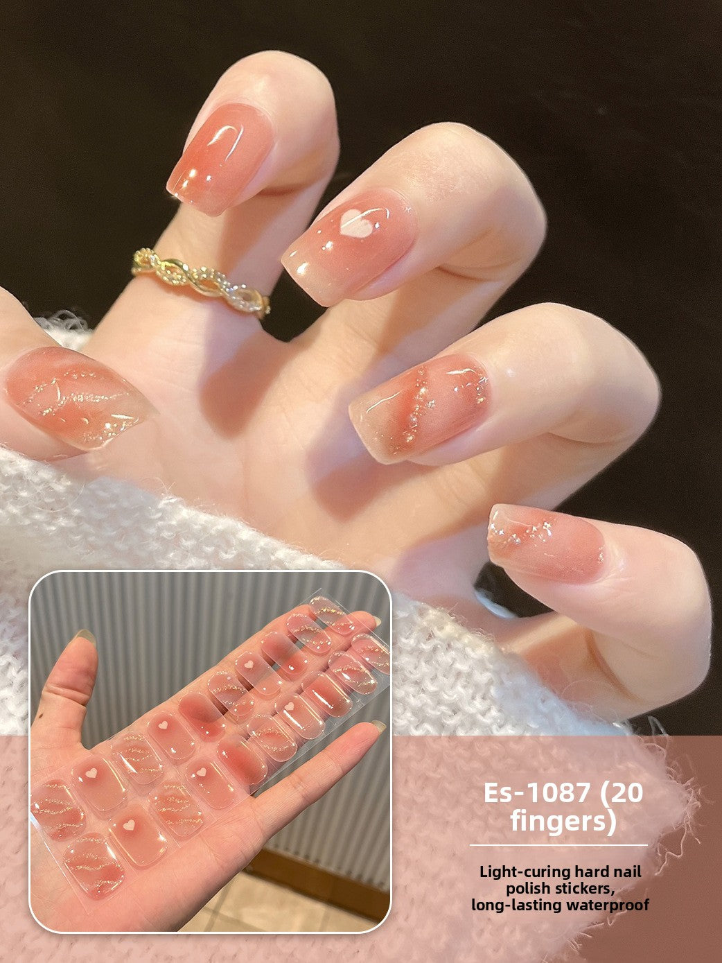 Stickers refer to nail stickers.