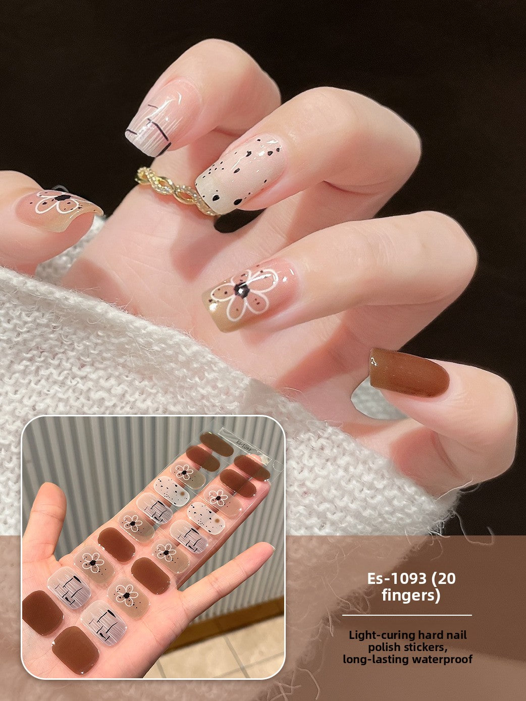 Stickers refer to nail stickers.
