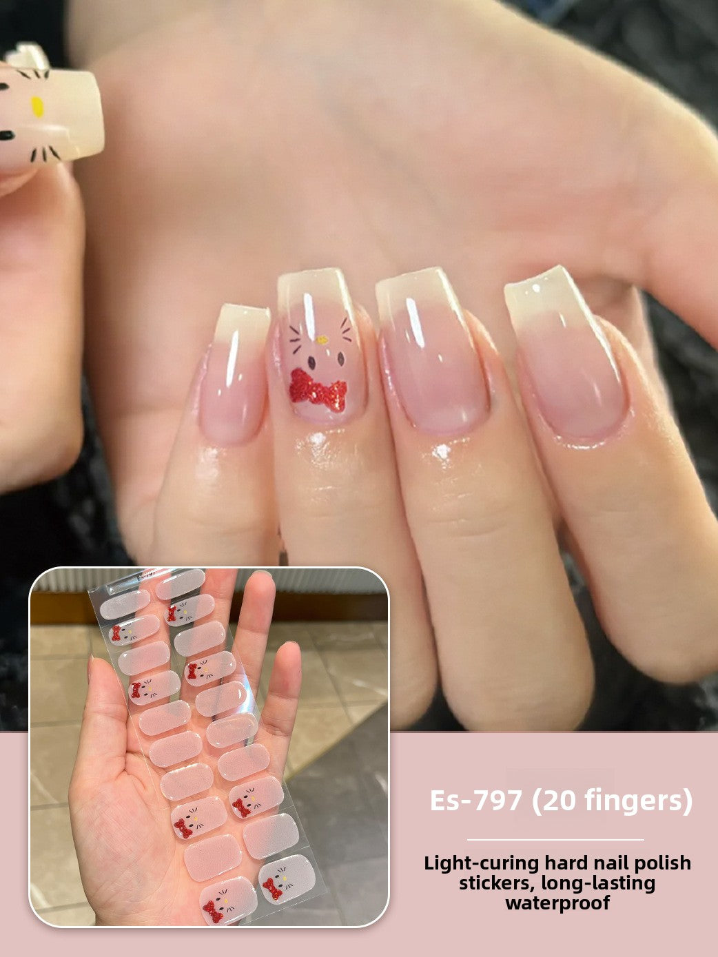 Stickers refer to nail stickers.