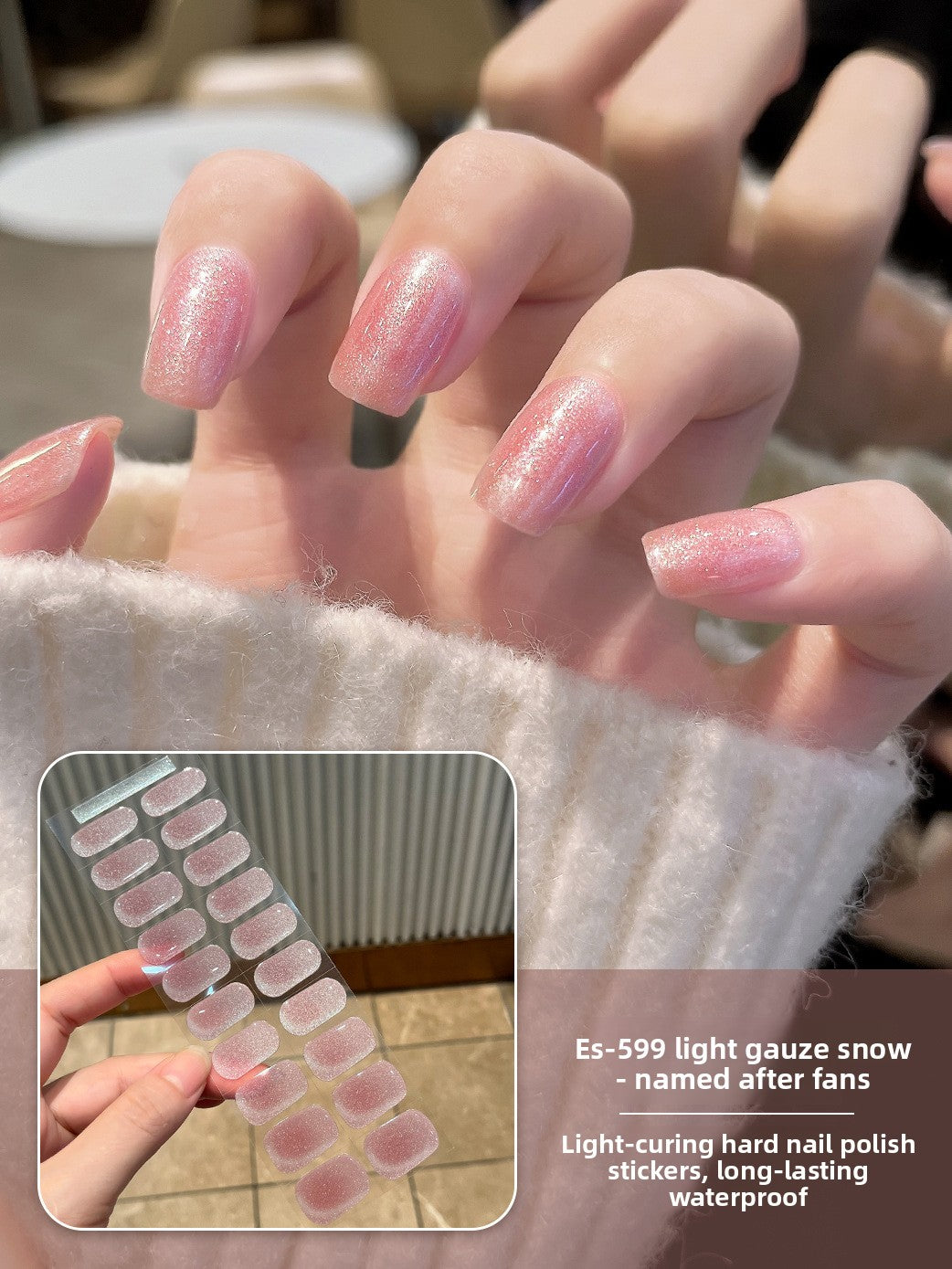 Stickers refer to nail stickers.