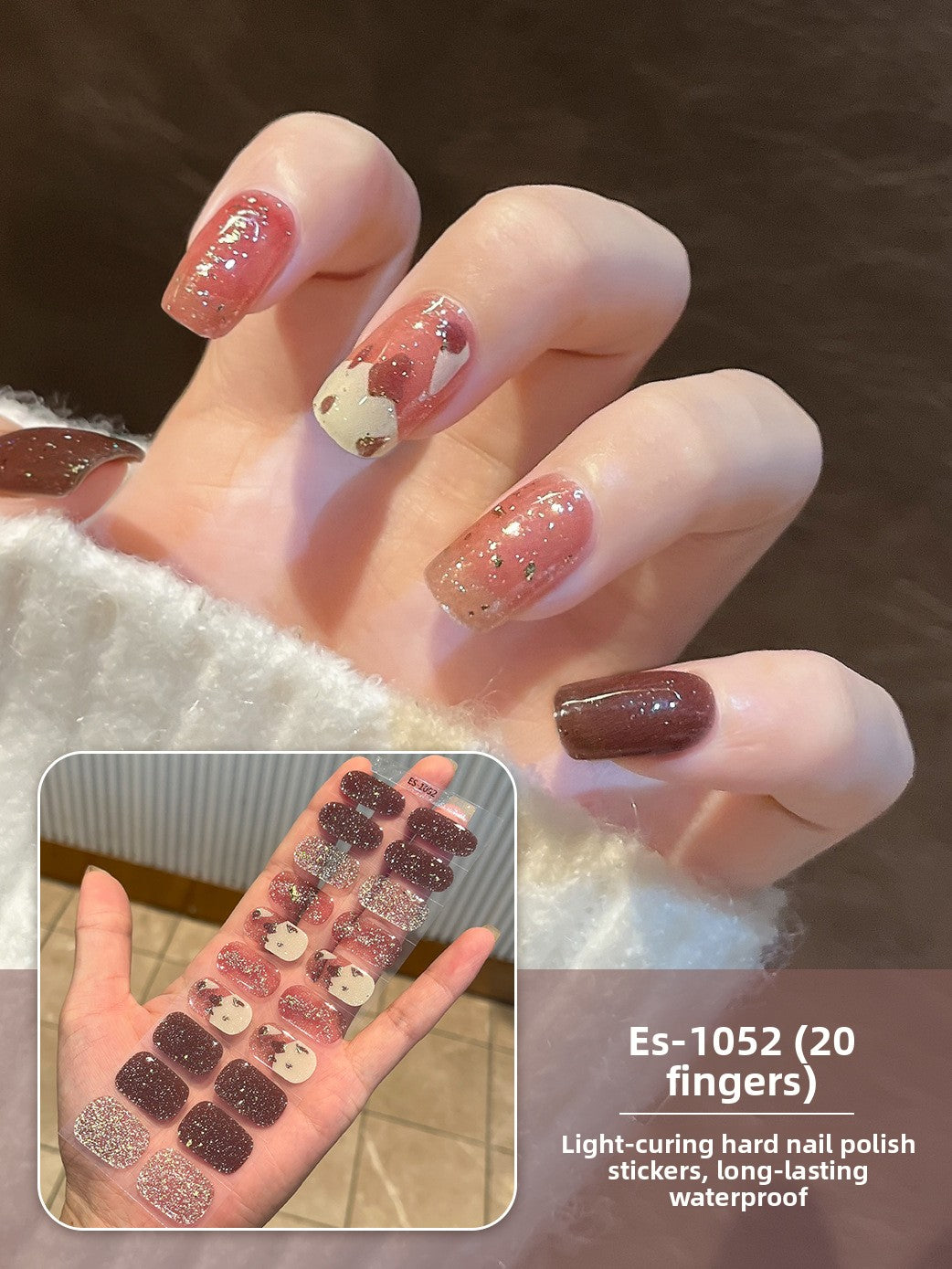 Stickers refer to nail stickers.