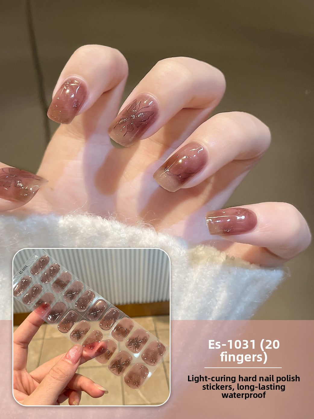 Stickers refer to nail stickers.