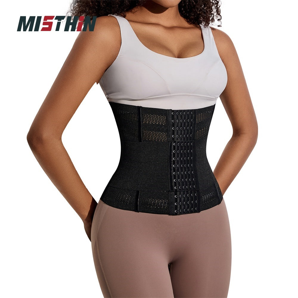 Stiff and powerful abdominal compression belt
