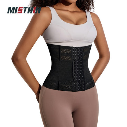 Stiff and powerful abdominal compression belt