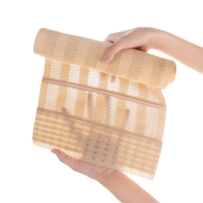 Stiff and powerful abdominal compression belt