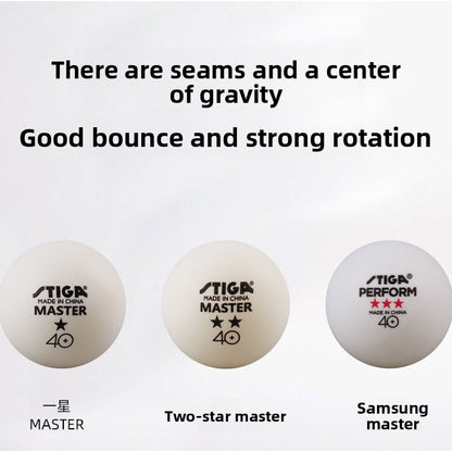 STIGA Stekastika ABS Plastic Table Tennis 40 One Two Samsung Training Match Ball Box 3-6